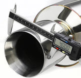 1990-1993 Honda Accord Catback Exhaust 2.5" Pipe 4" Tip N1 Style 2.2L SOHC Flashark
