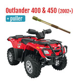 Can-Am Outlander 400 & 450 (2002+) Primary Clutch +Puller - MAX DPS 330 Bombardier Harvey's ATV Parts