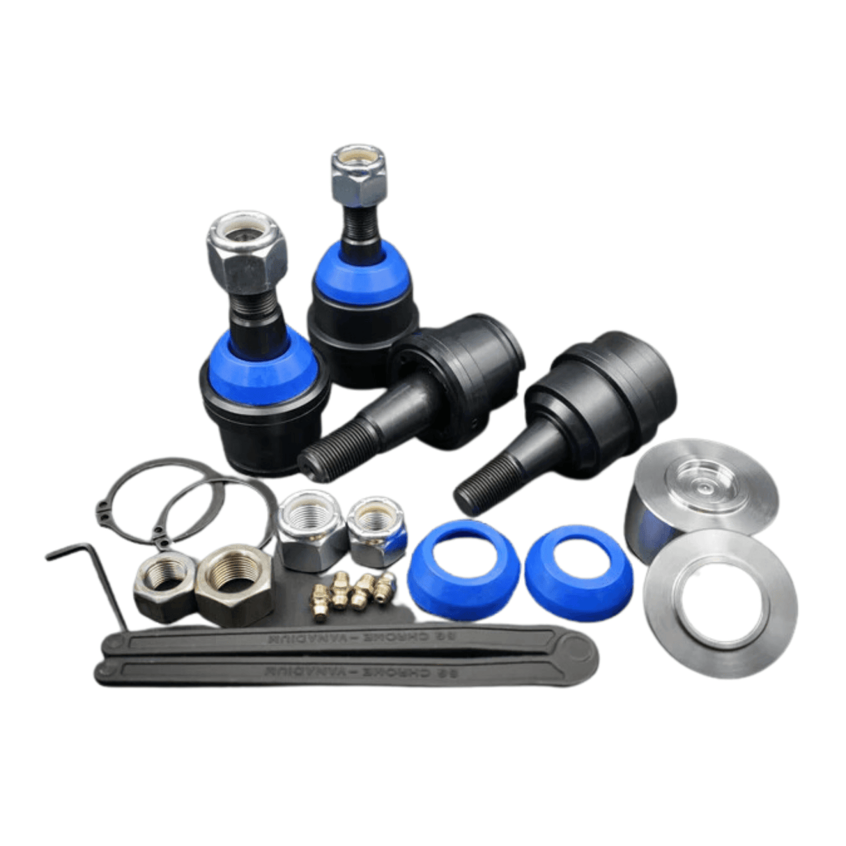 2000-2002 Cummins 5.9L 2500/3500 Set of 4 Oversized Upper and Lower Ball Joint Kit (7397.1-7394.1-KIT)