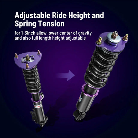2000-2005 Mitsubishi Eclipse Coilover Shock Absorbers Struts 4PCS Flashark