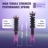 2000-2009 Honda S2000 Base Convertible 2D 2.0 DOHC Coilover Shock Absorbers Struts 4PCS