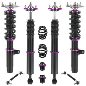 BMW 3-Series E46 Coilovers for 1998-2005 318i/323i/325i/325xi/325Ci/328i/328Ci/330i/330xi - 4PCS Flashark