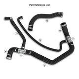 2001-2005 Duramax LB7 PPE Performance Silicone Upper & Lower Coolant Hose Kit (119020100)