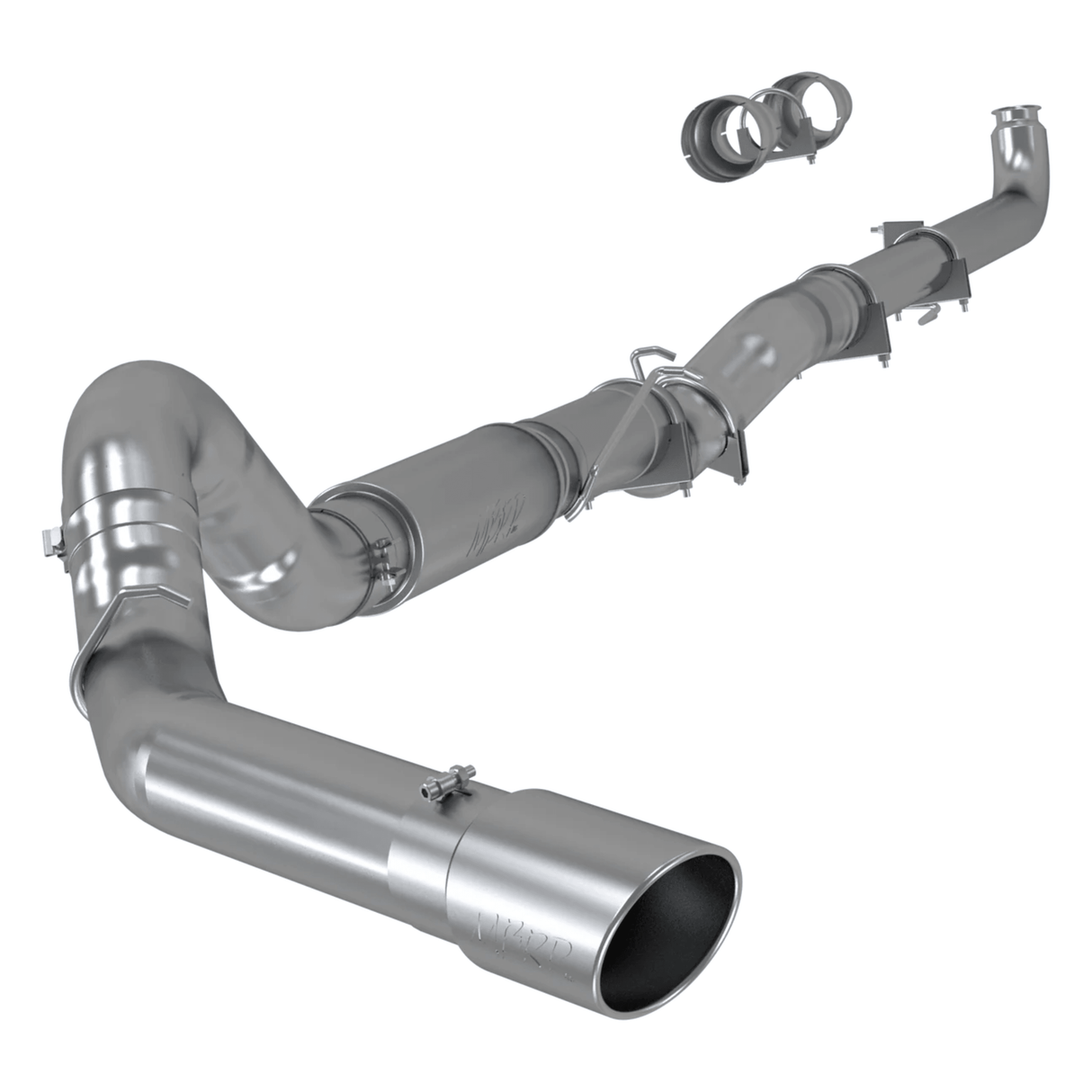 2001-2007 Duramax LB7/LLY/LBZ Aluminized 5" Cat-Back Exhaust (S60200AL)