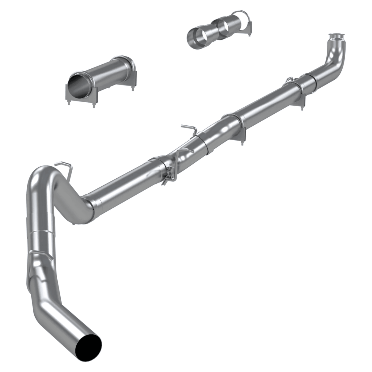 2001-2007 Duramax LB7/LLY/LBZ Stainless 4" Cat-Back Exhaust (S6004SLM)