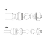 2001-2010 Duramax PPE Stage 3 Forged Tie Rod Assemblies (158031500)