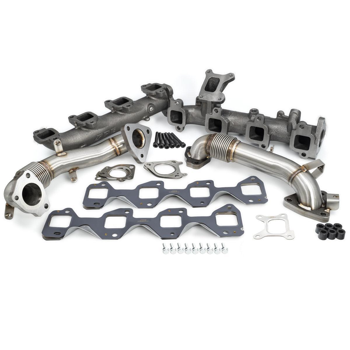 2001-2024 Duramax PPE High-Flow Exhaust Manifold & Up-Pipe Kit (116111035)