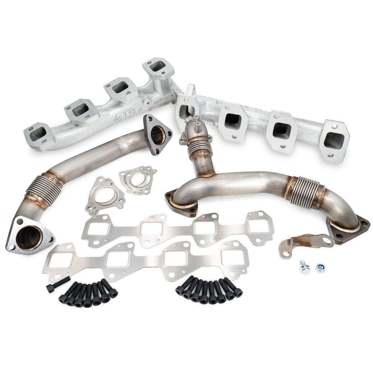 2001-2024 Duramax PPE High-Flow Exhaust Manifold & Up-Pipe Kit (116111035)