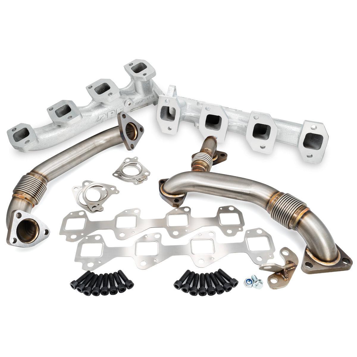 2001-2024 Duramax PPE High-Flow Exhaust Manifold & Up-Pipe Kit (116111035)