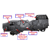 2002-2009 Cummins 5.9L/6.7L 3rd Gen Blend Door Complete Repair Kit (BLND-02-09)