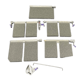 2002-2009 Cummins 5.9L/6.7L 3rd Gen Blend Door Complete Repair Kit Mega Cab - Rear Vent Only (BLND-02-09-MG)
