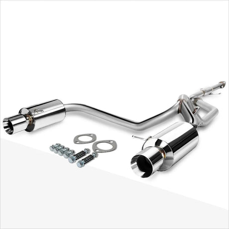 2003-2006 Hyundai Tiburon 2.7L V6 GT/SE Catback Exhaust System w/ 4 Inches Rolled Muffler Tip