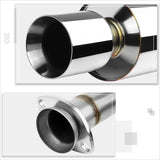 2003-2006 Hyundai Tiburon 2.7L V6 GT/SE Catback Exhaust System w/ 4 Inches Rolled Muffler Tip