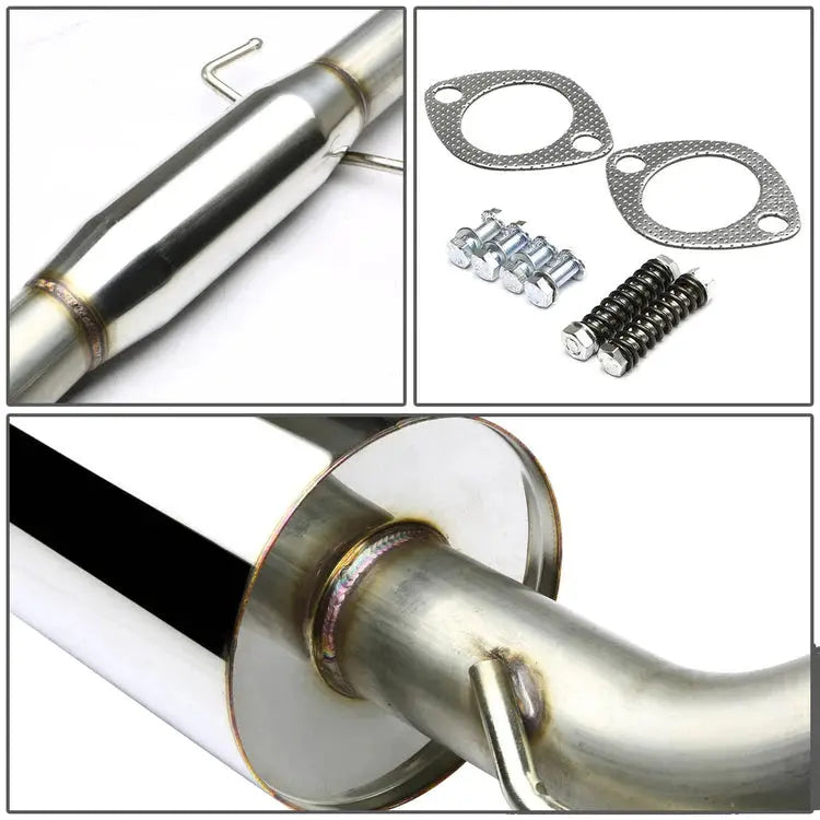 2003-2006 Hyundai Tiburon 2.7L V6 GT/SE Catback Exhaust System w/ 4 Inches Rolled Muffler Tip