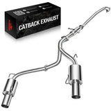 2003-2006 Hyundai Tiburon 2.7L V6 GT/SE Catback Exhaust System w/ 4 Inches Rolled Muffler Tip