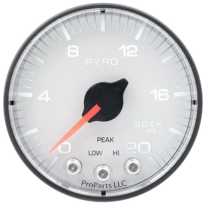 2003-2009 Cummins 5.9L/6.7L Spek-Pro Black and White Pillar Gauge Kit (P72002)