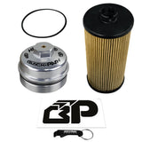 2003-2010 Ford E450 Super Duty Diesel Black Oil Filter Cap + BOSCH Filter