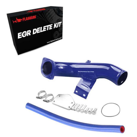 For 2004-2005 6.6L Chevy GMC Silverado LLY Duramax Diesel EGR Delete Kit (Upgraded) Flashark