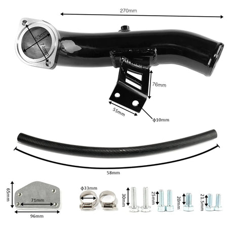 For 2004-2005 6.6L Chevy GMC Silverado LLY Duramax Diesel EGR Delete Kit (Upgraded) Flashark