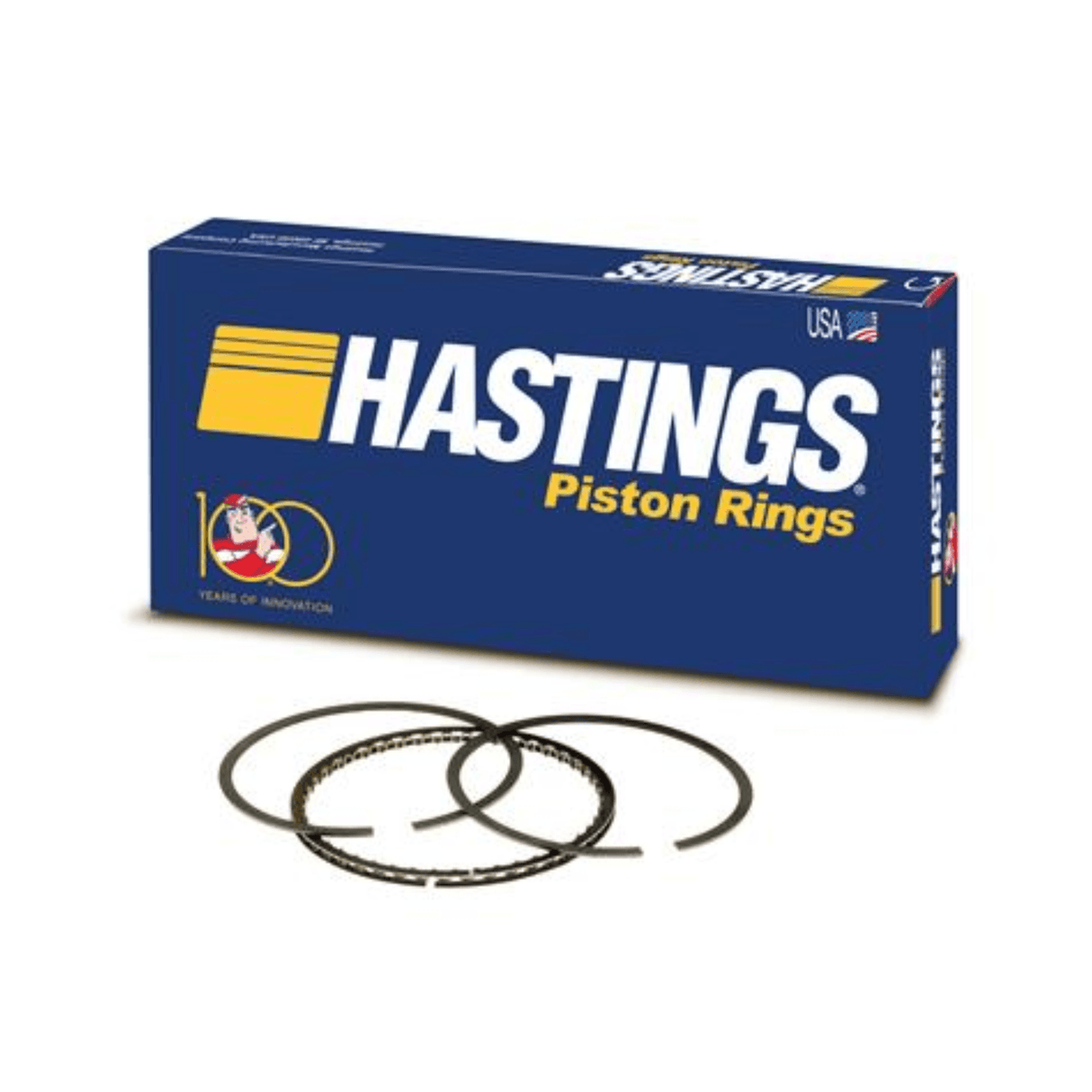 2004-2007 Powerstroke 6.0L Hastings Premium Piston Ring Set STD (2D5374)