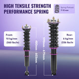 2004-2008 Honda Acura TSX 2003-2008 Honda Accord Coilovers 4PCS Flashark