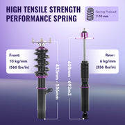 2004-2009 Mazda 3 Adjustable Coilovers 4PCS Flashark