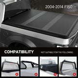 Trucktok 2004-2014 Ford F150 5.5FT Hard Tri-Fold Tonneau Cover Truck Bed Pickup TruckTok