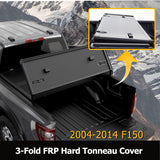 Trucktok 2004-2014 Ford F150 6.5FT Hard Tri-Fold Tonneau Cover Truck Bed Pickup TruckTok