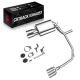 2005-2010 BMW 5 Series E60 E61 523i/525i/530i Catback Exhaust System w/ M5 Style Dual Tip