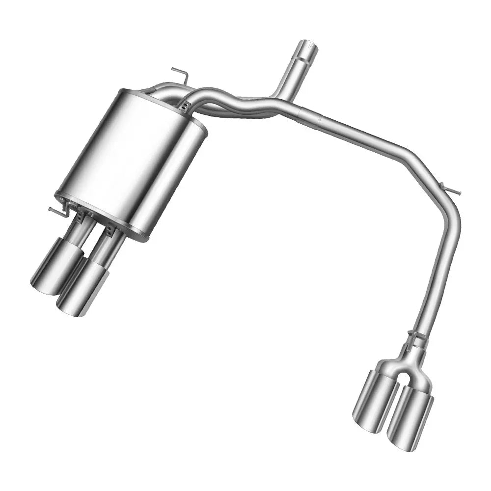 2005-2010 BMW 5 Series E60 E61 523i/525i/530i Catback Exhaust System w/ M5 Style Dual Tip