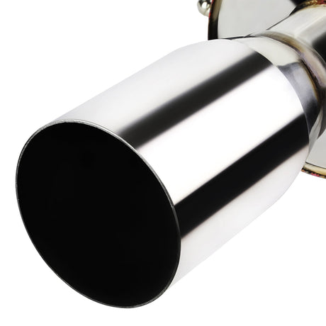 2005-2007 Chevy Cobalt & Pontiac G5 2.2L DOHC Stainless Steel Catback Exhaust System w/ 3.5-inch Muffler Rolled Tip Flashark