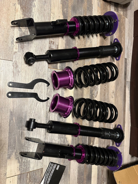 2005-2010 Dodge Charger Magnum Challenger Chrysler 300 Coilover Shock Absorbers Struts 4PCS Flashark