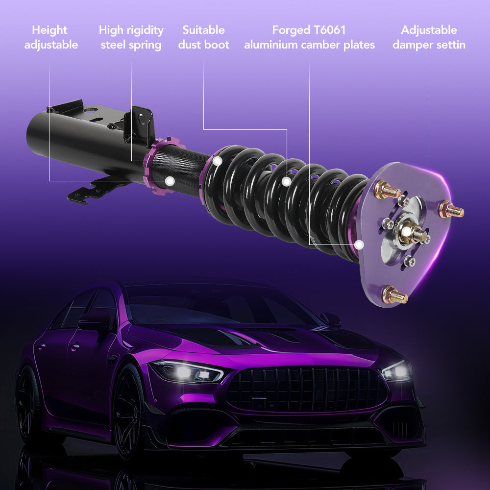 2005-2010 Toyota Scion TC Coilovers Height Adjustable 4 PCS Flashark