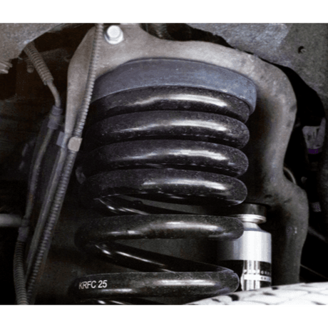 2005-2023 Powerstroke Kryptonite 2.5" Dual Rate Leveling Coil Springs (KRFC25)