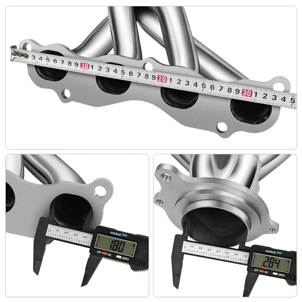 Short Exhaust Header for 2006-2009 Honda Civic Si Coupe 2-Door & Sedan 4-Door 2.0L K20Z3 Flashark