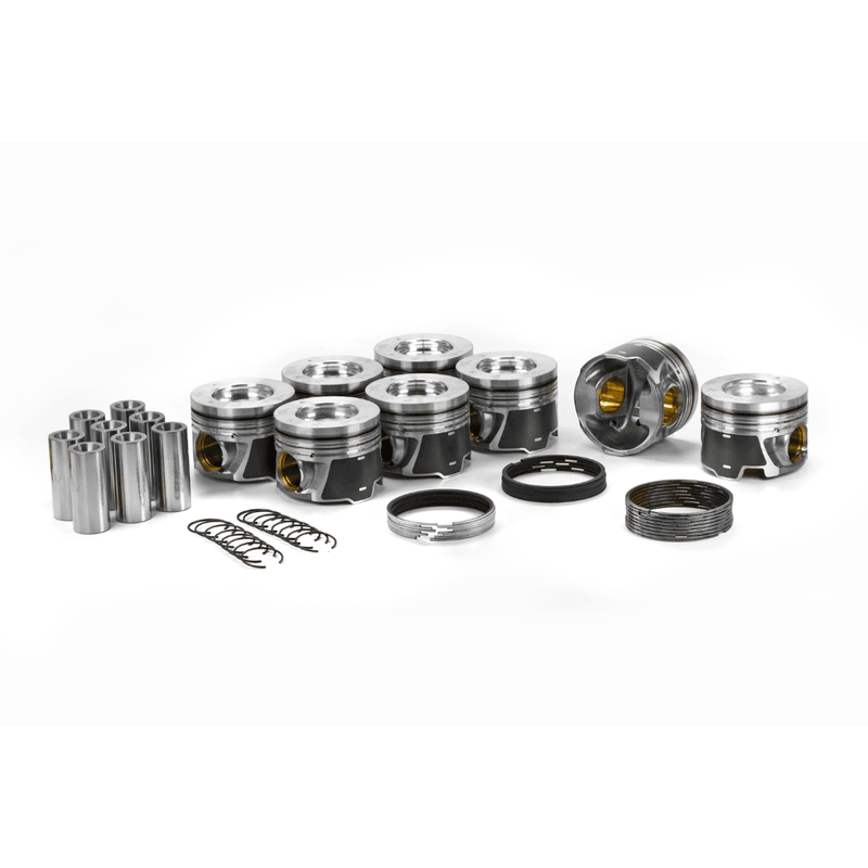 2006-2010 Duramax LBZ/LMM Dualoy Reduced Compression Height Piston & Ring Kit (7220DKT)