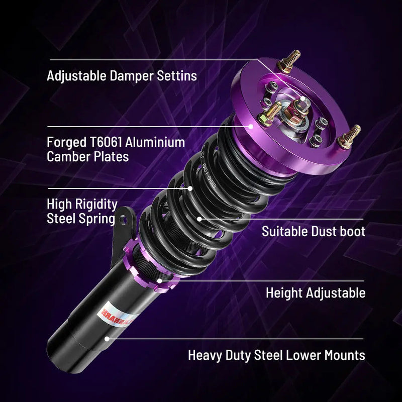 Coilovers For 2006-2011 BMW 3-Series E90/E91/E92/E93 4PCS Flashark
