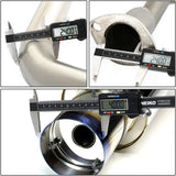 2006-2011 Honda Civic 4-Door Sedan Catback Exhaust System Burnt Muffler Tip N1 series Flashark
