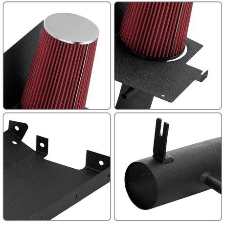 2007-2011 Jeep Wrangler High-flow Cold Air Intake Kit Flashark