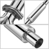 2007-2012 Nissan Altima V6 4 Inches Rolled Muffler Tip Catback Exhaust System