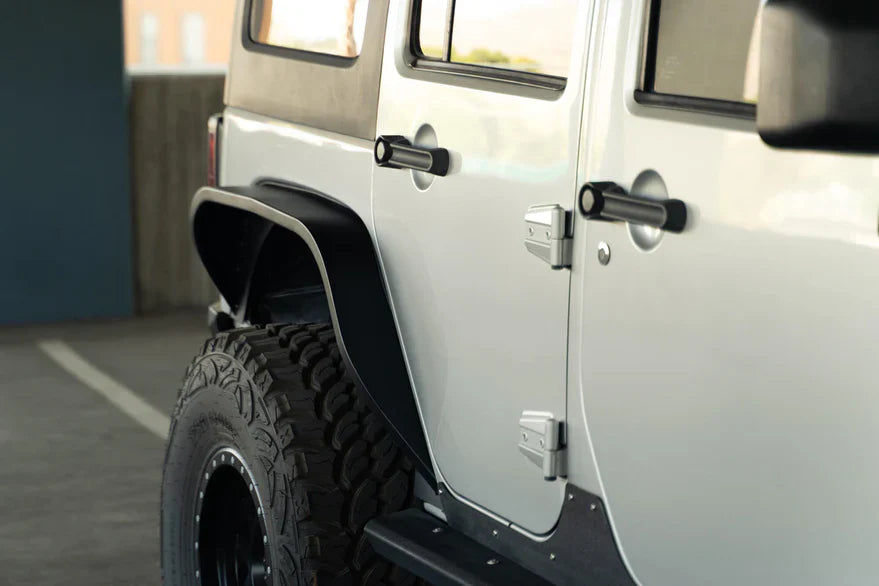 DV8 Offroad 07-18 Jeep Wrangler JK Front & Rear Slim Fenders