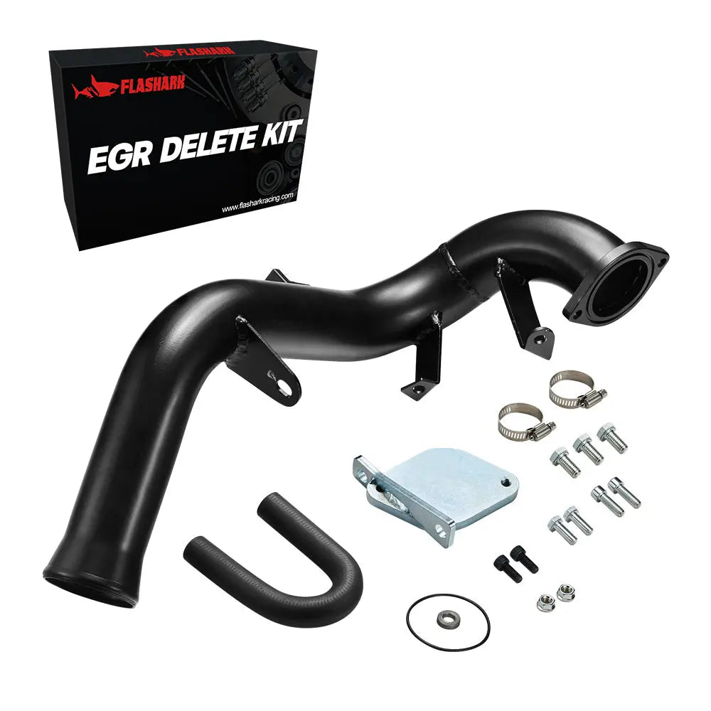 For 2007.5-2010 6.6L Chevy Silverado GMC Sierra Duramax LMM Diesel EGR Delete Kit (Upgraded) Flashark