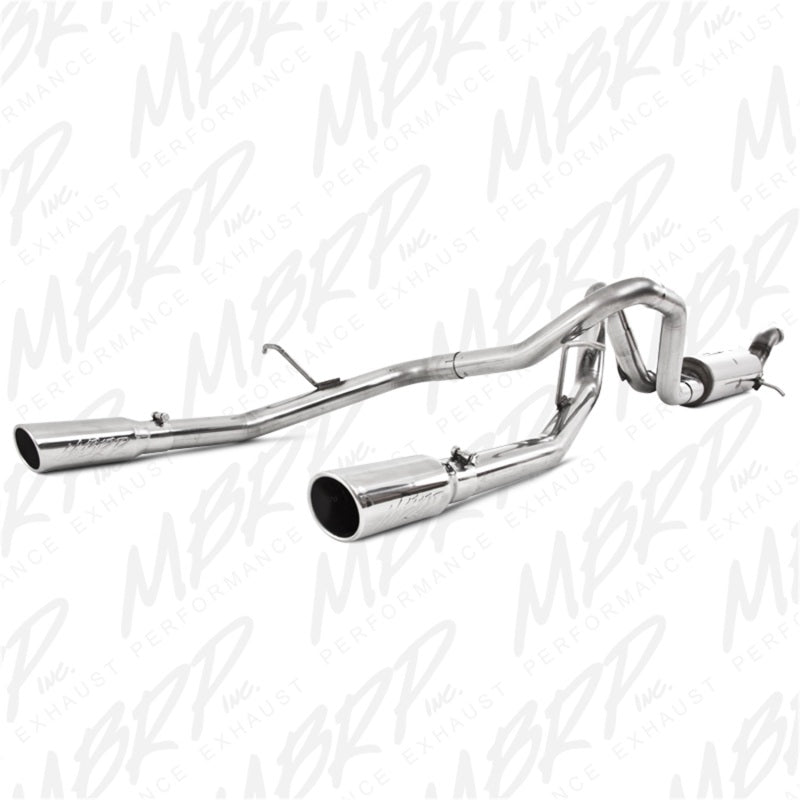 MBRP 09-11 Chev/GMC Colorado/Canyon 5,3 L V8 EC/CC-SB Cat Back Double Split Sortie arrière T409
