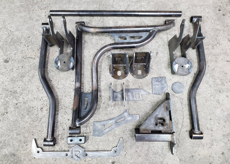 2014-2018 Silverado Sierra Rear Air Bag 3 Link Wishbone Suspension Kit For Regular & Wide Wheels