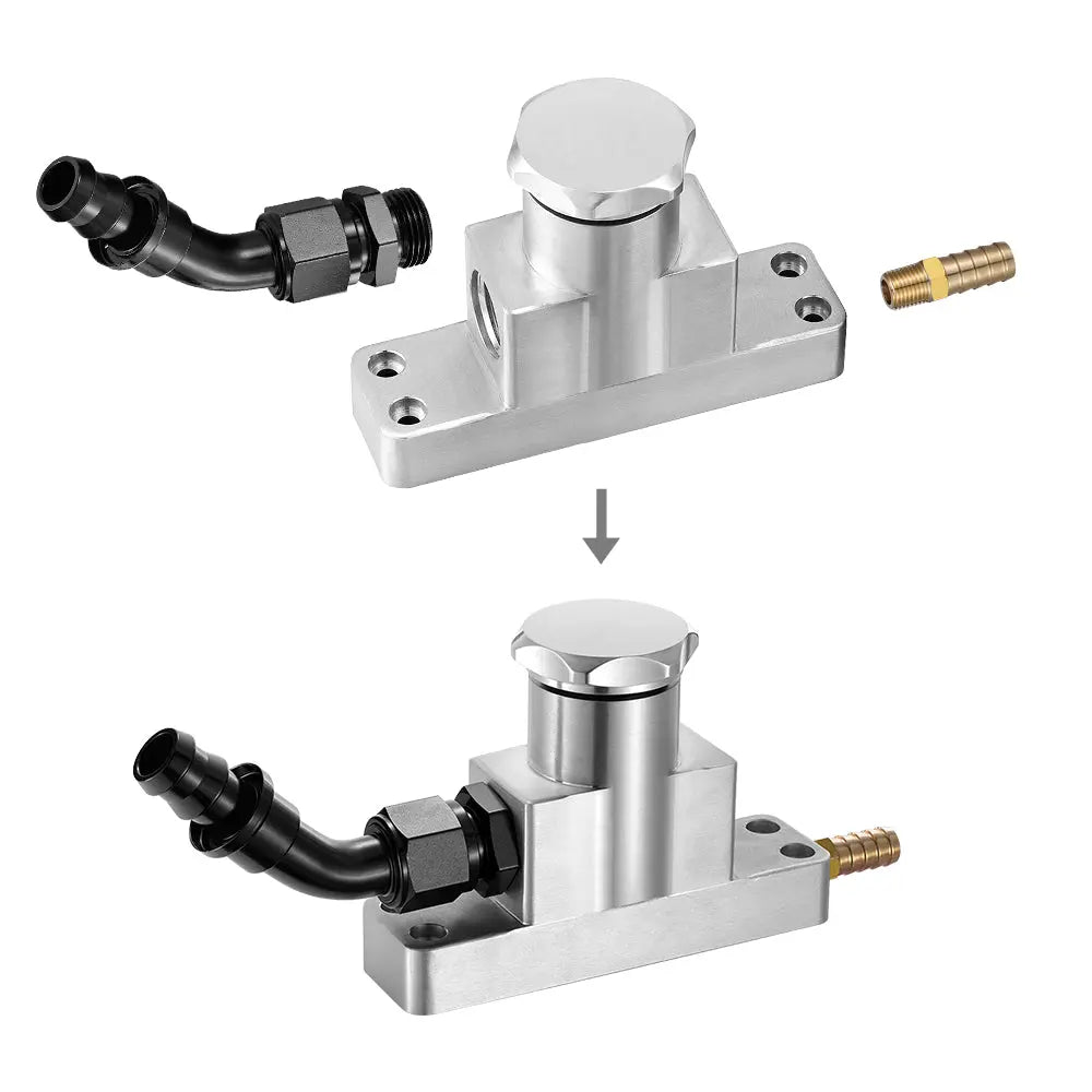 2008-2010 6.4L Powerstroke CCV PCV ReRoute Delete Kit Diesel Ford F250 F350 F450 F550