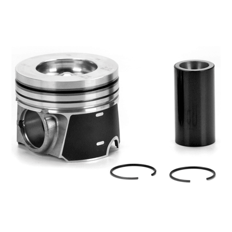 2008-2010 Powerstroke 6.4L Dualoy Reduced Compression Height Piston & Ring Kit (7215DKT)