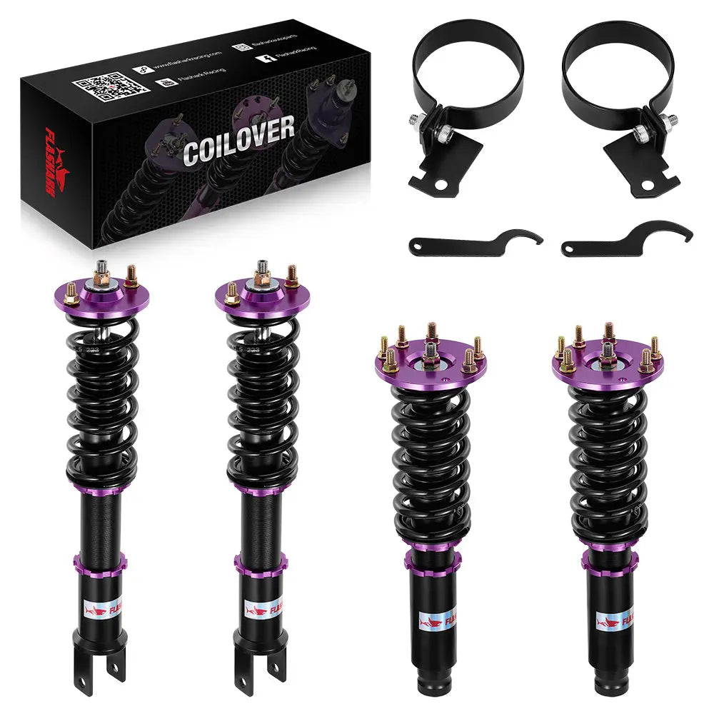 For 2008-2012 Honda Accord Coilover Shock Absorbers Struts 4PCS Flashark