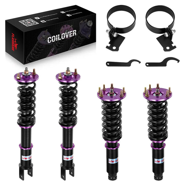 For 2008-2012 Honda Accord Coilover Shock Absorbers Struts 4PCS Flashark