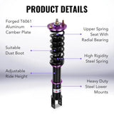 For 2008-2012 Honda Accord Coilover Shock Absorbers Struts 4PCS Flashark