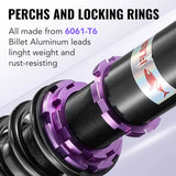 For 2008-2012 Honda Accord Coilover Shock Absorbers Struts 4PCS Flashark